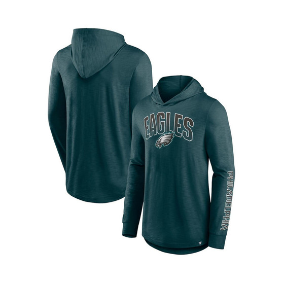 Men's Branded Midnight Green Philadelphia Eagles Front Runner Pullover Hoodie