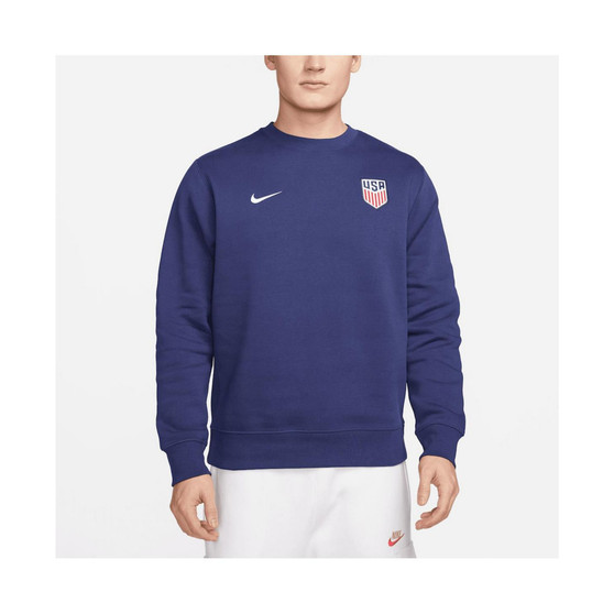 Men's Navy USMNT Club Pullover Sweatshirt