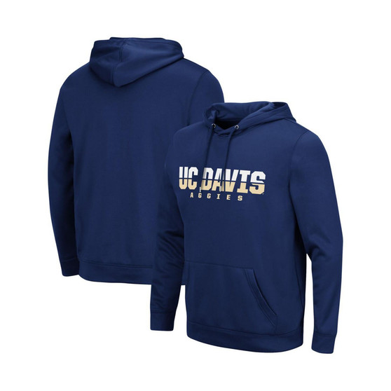 Men's Navy UC Davis Aggies Lantern Pullover Hoodie