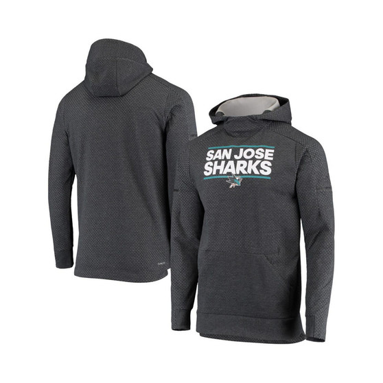 Men's Charcoal San Jose Sharks Squad Climalite Pullover Hoodie
