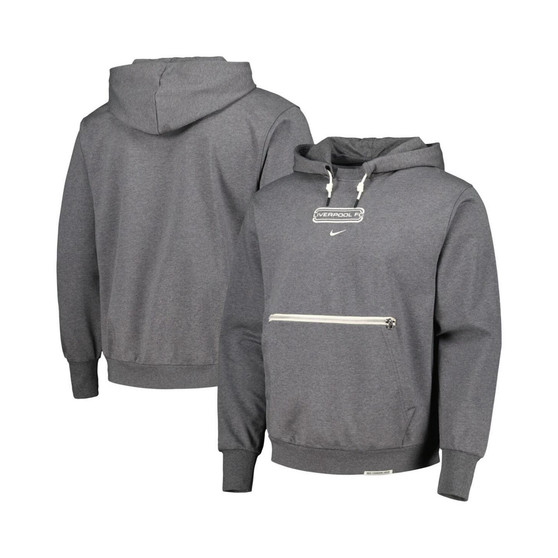 Men's Heather Charcoal Liverpool Standard Issue Performance Pullover Hoodie