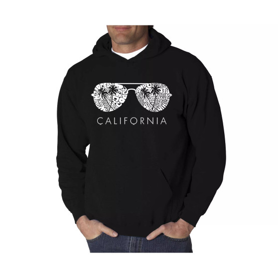 Men's California Shades Word Art Hooded Sweatshirt