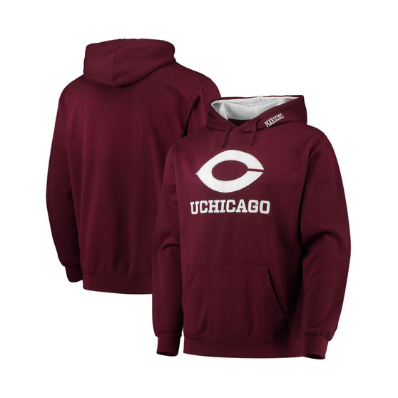 Men's Maroon Chicago Maroons Isle Pullover Hoodie