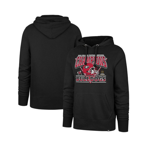 Men's Black Georgia Bulldogs College Football Playoff 2022 National Champions Helmet Pullover Hoodie
