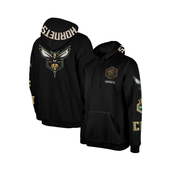 Men's Black Charlotte Hornets 2022/23 City Edition Elite Pack Pullover Hoodie