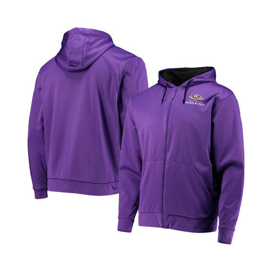 Men's Purple, Black Baltimore Ravens Apprentice Full-Zip Hoodie