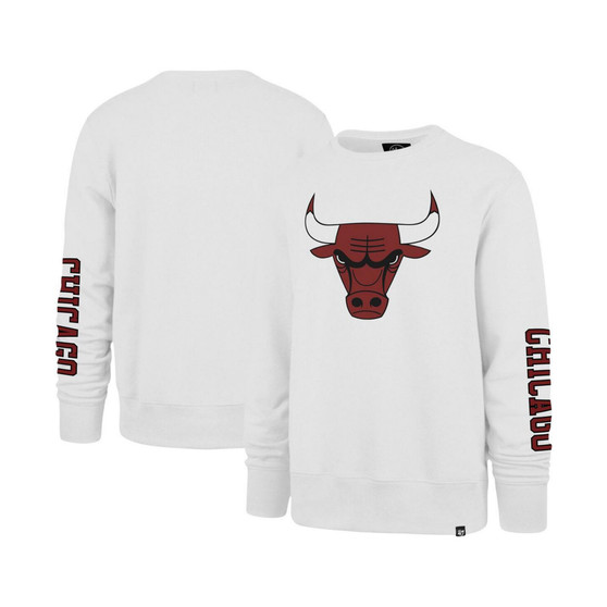 Men's White Chicago Bulls 2022/23 City Edition Two-Peat Headline Pullover Sweatshirt