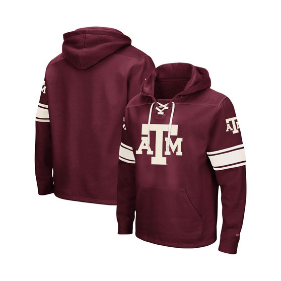 Men's Maroon Texas A&M Aggies 2.0 Lace-Up Logo Pullover Hoodie