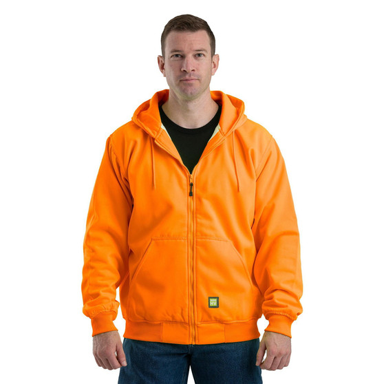 Men's Hi Vis Thermal-Lined Hooded Sweatshirt