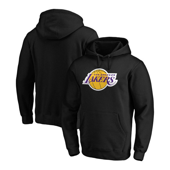 Men's Black Los Angeles Lakers Primary Team Logo Pullover Hoodie