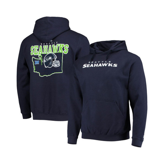 Men's College Navy Seattle Seahawks Local Pack Pullover Hoodie
