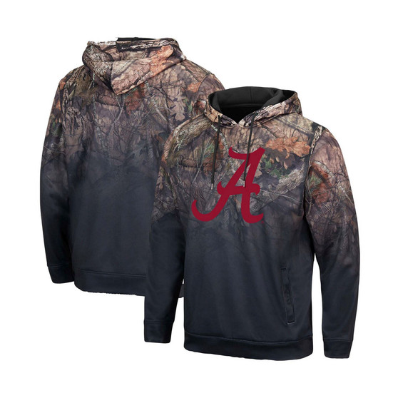 Men's Black Alabama Crimson Tide Mossy Oak Pullover Hoodie