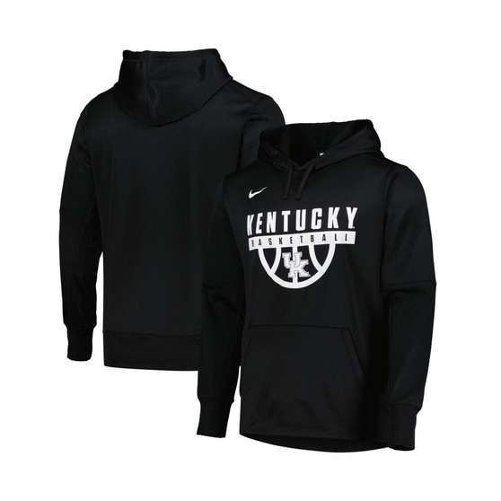 Men's Black Kentucky Wildcats Basketball Drop Circuit Performance Pullover Hoodie