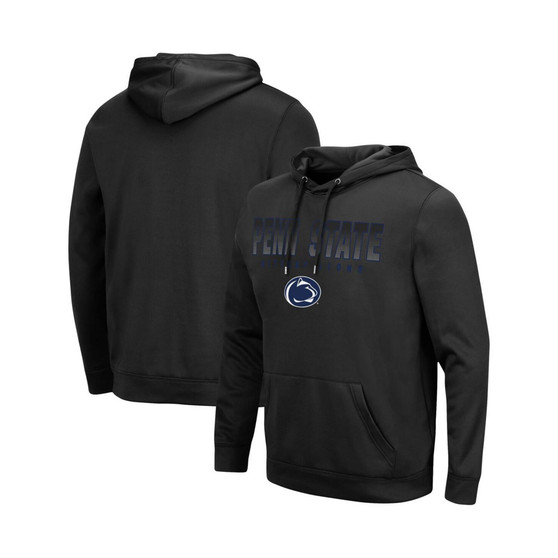 Men's Black Penn State Nittany Lions Blackout 3.0 Pullover Hoodie