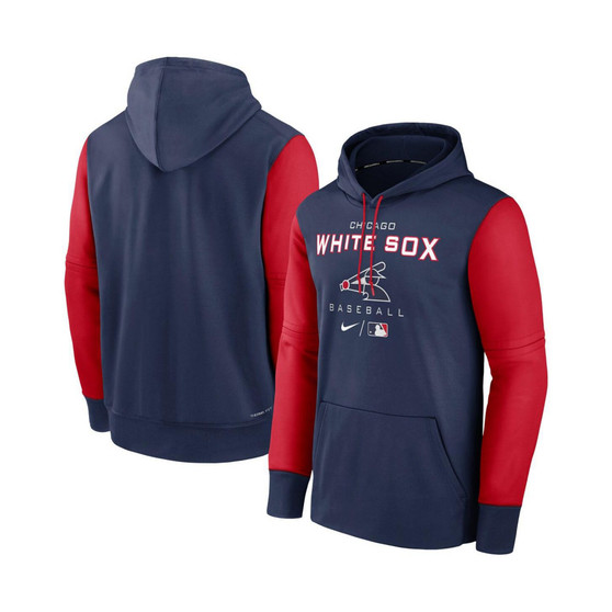 Men's Navy and Red Chicago White Sox Authentic Collection Performance Hoodie