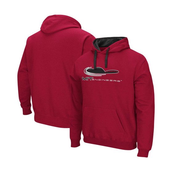 Men's Cardinal MIT Engineers Arch Logo 2.0 Pullover Hoodie
