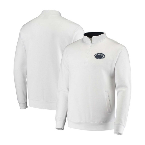Men's White Penn State Nittany Lions Tortugas Logo Quarter-Zip Jacket