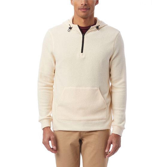 Men's Eco-Teddy Outdoor Quarter-Zip Fleece Hoodie
