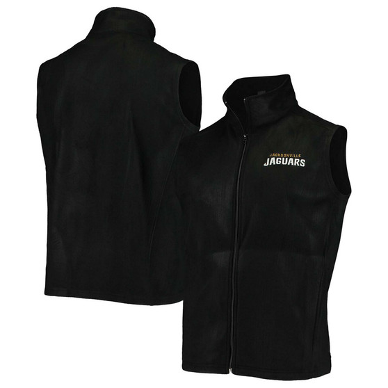 Men's Black Jacksonville Jaguars Houston Fleece Full-Zip Vest