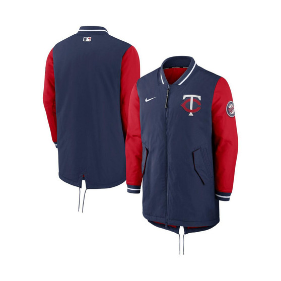 Men's Navy Minnesota Twins Dugout Performance Full-Zip Jacket