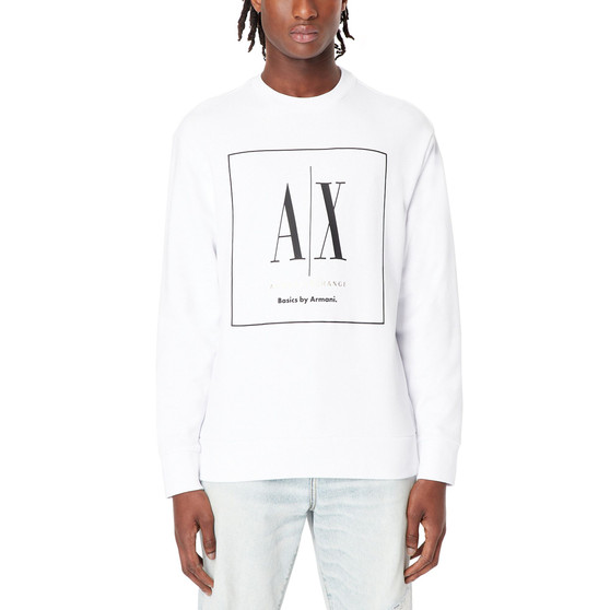 Men's Basics by Armani Box Logo-Print Sweatshirt