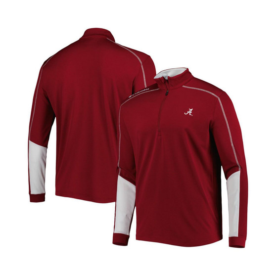 Men's Crimson Alabama Crimson Tide Shotgun 2.0 Omni-Wick Quarter-Zip Jacket