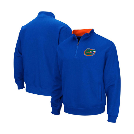Men's Royal Florida Gators Tortugas Logo Quarter-Zip Pullover Jacket