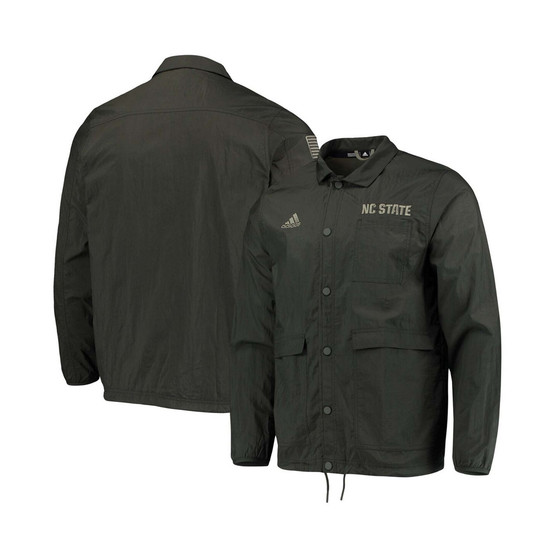 Men's Olive NC State Wolfpack Salute To Service Full-Snap Jacket