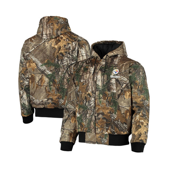 Men's Realtree Camo Pittsburgh Steelers Heavy Camo Full-Zip Hoodie Jacket