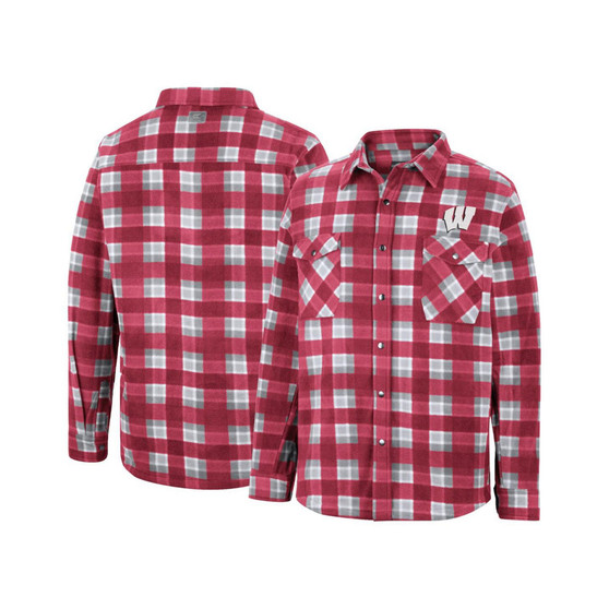 Men's Red Wisconsin Badgers Ellis Full-Snap Jacket