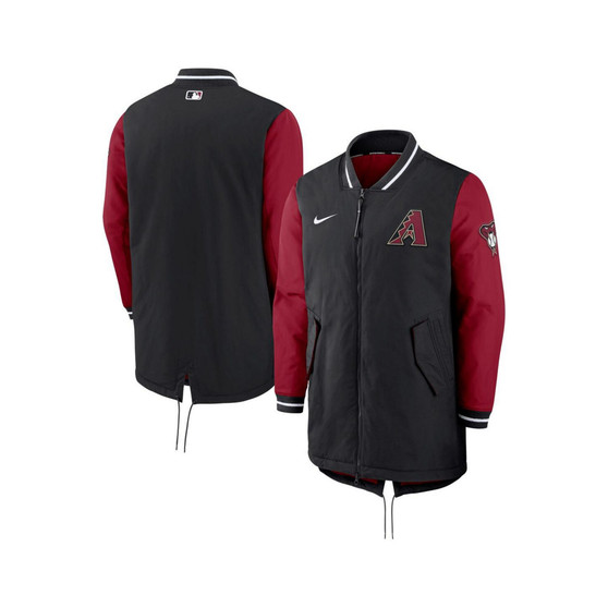 Men's Black Arizona Diamondbacks Authentic Collection Dugout Performance Full-Zip Jacket