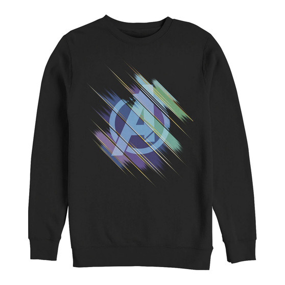 Marvel Men's Avengers Endgame Pastel Logo, Crewneck Fleece