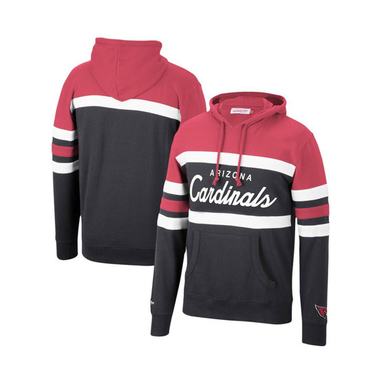 Men's Cardinal, Black Arizona Cardinals Head Coach Pullover Hoodie