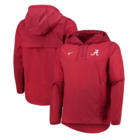Men's Crimson Alabama Crimson Tide Player Quarter-Zip Jacket