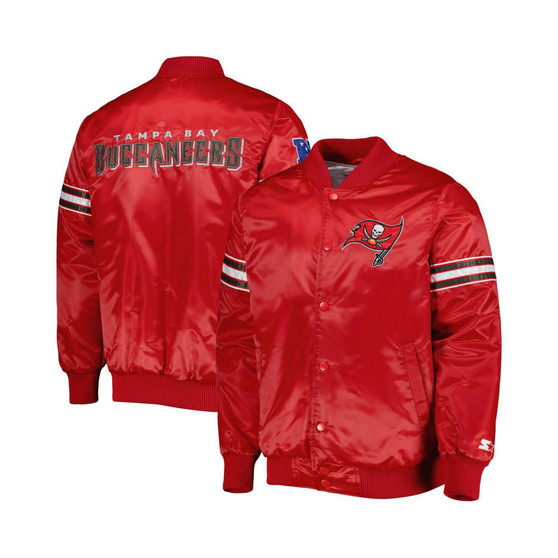 Men's Red Tampa Bay Buccaneers The Pick and Roll Full-Snap Jacket