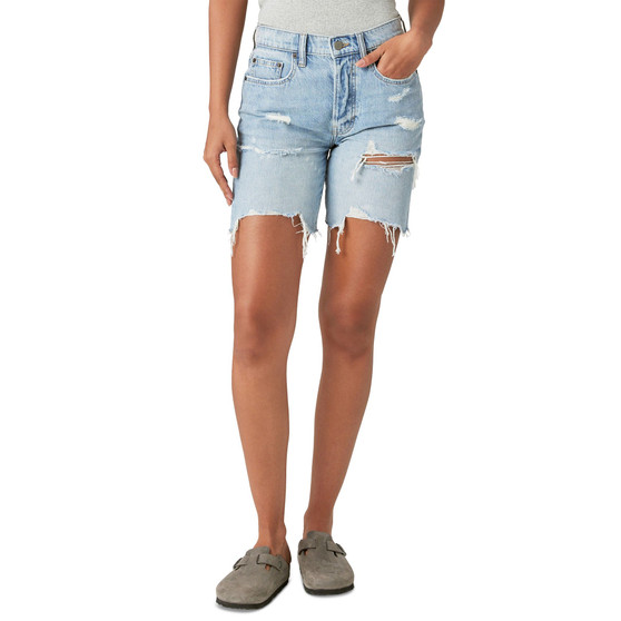Women's '90s Loose Distressed Denim Shorts