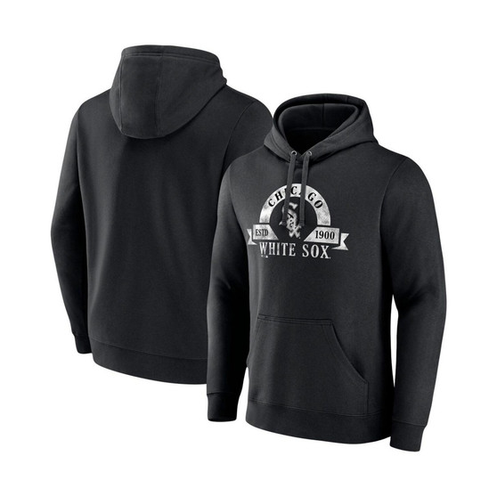 Men's Branded Black Chicago White Sox Big and Tall Utility Pullover Hoodie