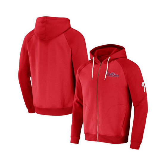 Men's Darius Rucker Collection by Red Philadelphia Phillies Raglan Full-Zip Hoodie