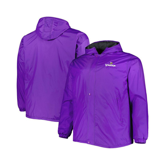 Men's Purple Minnesota Vikings Big and Tall Legacy Stadium Full-Zip Jacket