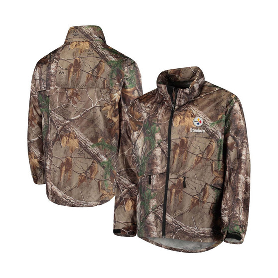 Men's Realtree Camo Pittsburgh Steelers Sportsman Waterproof Packable Full-Zip Jacket