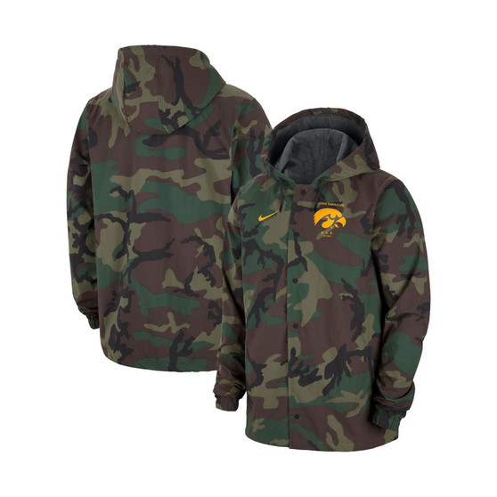 Men's Camo Iowa Hawkeyes Full-Snap Hoodie Jacket