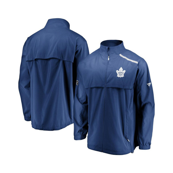 Men's Branded Blue, White Toronto Maple Leafs Authentic Pro Rinkside Full-Zip Jacket