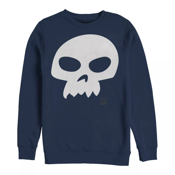 Disney Pixar Men's Toy Story Sid Skull Costume, Crewneck Fleece
