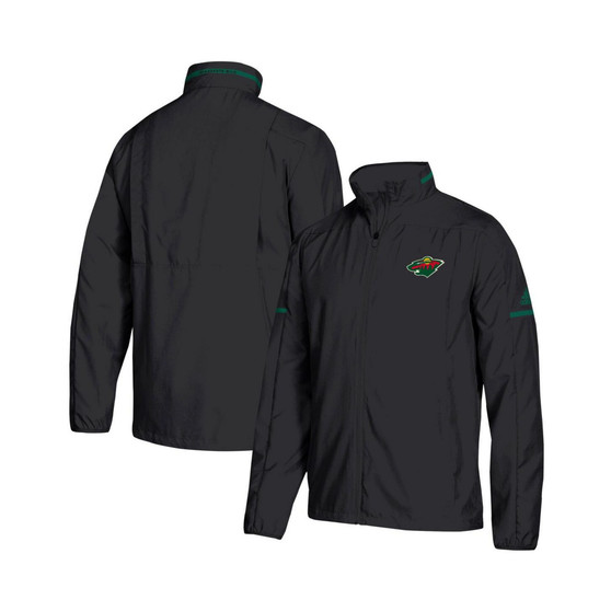 Men's Black Minnesota Wild Rink Full-Zip Jacket