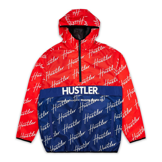 Men's All Over Print Hustler Anorak Jacket