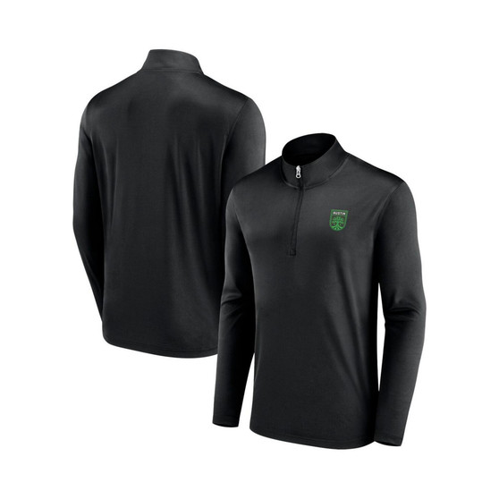 Men's Branded Black Austin FC Underdog Mindset Quarter-Zip Jacket