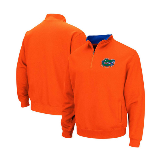 Men's Orange Florida Gators Tortugas Logo Quarter-Zip Pullover Jacket