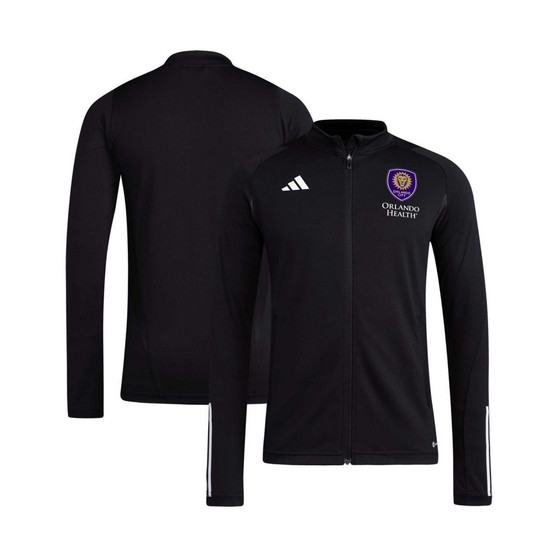Men's Black Orlando City SC 2023 On-Field AEROREADY Full-Zip Training Top