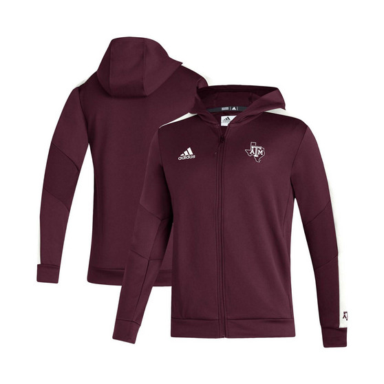 Men's Maroon Texas A M Aggies 2021 Sideline Aeroready Full-Zip Hoodie