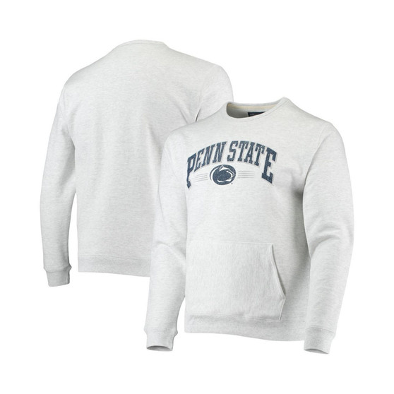 Men's Heather Gray Penn State Nittany Lions Upperclassman Pocket Pullover Sweatshirt